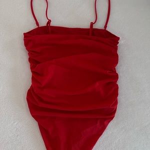 #160 Victoria's Secret beautiful flame red one-piece bathing suit ♥️